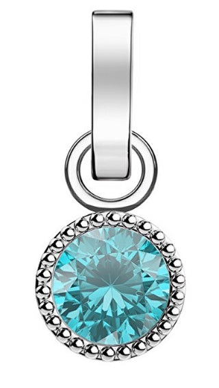 Rosefield Ciondolo In Acciaio Per Donna Nata A Marzo Pe-Silver-Mar