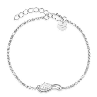Rosefield Dazzling crystal Bracciale Wave JBMWS-J1326
