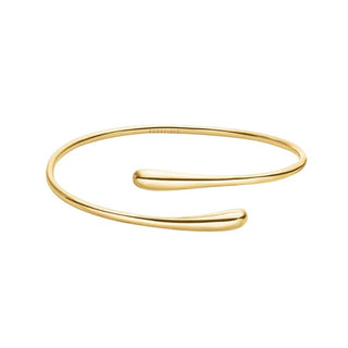 Rosefield Bracciale Aperto In Acciaio Placcato Oro Massiccio Jbcbg-J1047