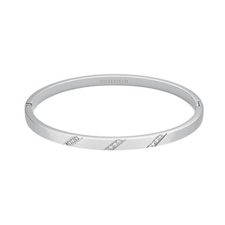 Rosefield Elegante Bracciale Solido Con Cristalli Jblcs-J1044