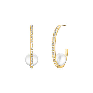 Rosefield Gold-plated hoop Orecchini with pearl JEPSG-J1290