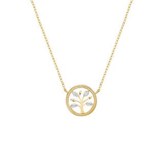 Rosefield Gold-plated Collana with crystals Tree of Life JNLNG-J1319