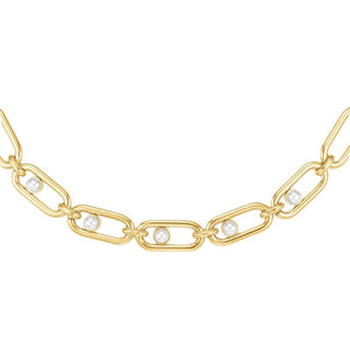 Rosefield Luxurious gold-plated pearl Collana JNPLG-J1294