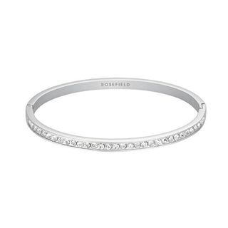 Rosefield Bracciale In Acciaio Massiccio Con Cristalli Jbcbs-J1034
