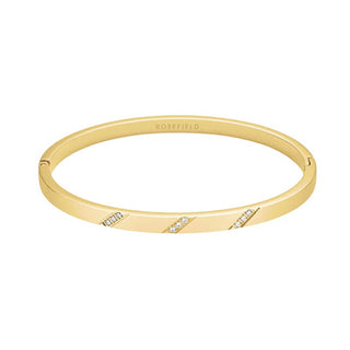 Rosefield Bracciale Massiccio Placcato Oro Con Cristalli Jblcg-J1043