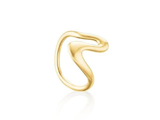 Rosefield Gold-plated Anello with an organic shape da donna JRWR - Circuit: 52 mm