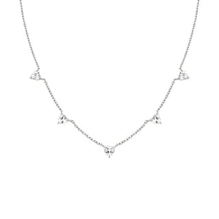 Rosefield Collana Romantica In Acciaio Con Cuori Jnrhs-J1006