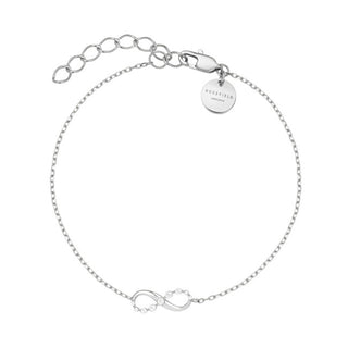 Rosefield Matching steel Bracciale with Infinity crystals JBIBS-J1330