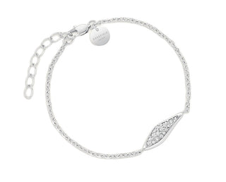 Rosefield Bracciale In Acciaio Abbinato Con Cristalli Pavé Jbplg-J1239
