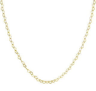 Rosefield Collana dorata a forma di cuore JNHCG-J684