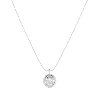 Rosefield Collana In Acciaio Scintillante Con Ciondolo Solitario Jnbcs-J1207