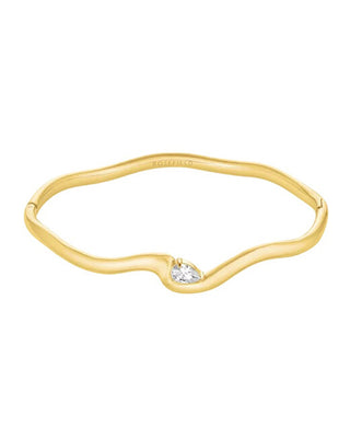Rosefield Glittering solid Bracciale with crystals Wave JBMWG-J1303
