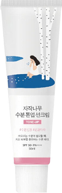 Round Lab Crema Protettiva Colorata Spf 50+ Pa++++ (Birch Moisture Tone-Up Sunscreen) 50 Ml