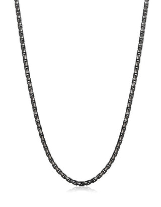 S'agapõ Ripple SRP31 Black Steel Chain da uomo