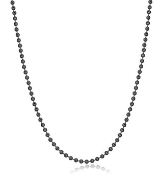 S'Agapõ Cadena de bolas de acero Black Ripple Srp50 
