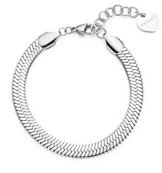 S'Agapõ Bracciale In Acciaio Hádek Chunky Shk97 Da Donna