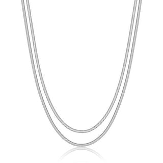 S'agapõ Double luxury Collana made of steel Hadek Chunky SHK110