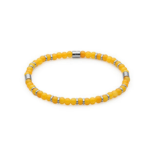S'Agapõ Bracciale Elastico Con Perline Madera Sad11