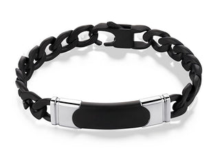 S'Agapõ Bracciale In Acciaio Alla Moda Per Uomo Parkour Skr14