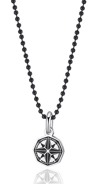 S'Agapõ Collar para hombre con cuentas Compass Charisma Shs06 
