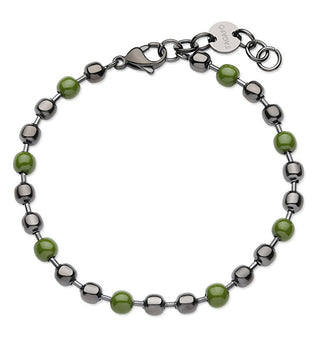 S'Agapõ Bracciale Con Perline In Acciaio Ripple Srp70 Da Uomo