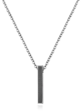 S'Agapõ Collar moderno de acero para hombre Current Spd03 