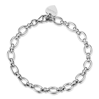 S'agapõ Modern Chunky Steel Bracciale SHK116