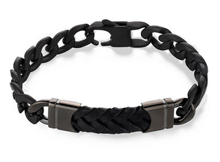 S'Agapõ Bracciale Moderno In Acciaio Per Uomo Parkour Skr17