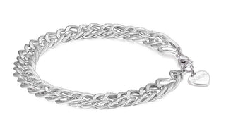 S'Agapõ Bracciale Distintivo Da Donna In Acciaio Chunky Shk11