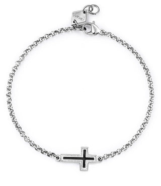S'Agapõ Bracciale Da Uomo Senza Tempo Cross Charisma Shs11