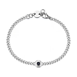 S'Agapõ Bracciale Da Uomo In Acciaio Senza Tempo Snap Snp11