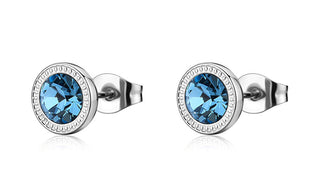 S'agapõ Steel balls con light blue crystal Lucky Light SKT67
