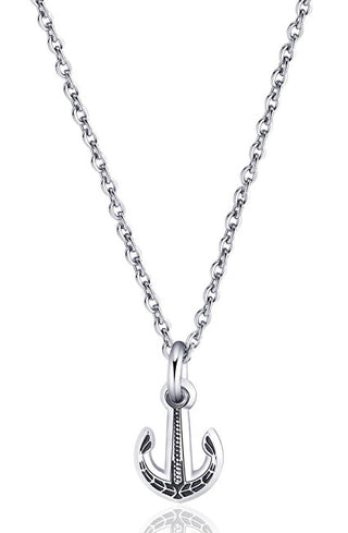 S'Agapõ Collana In Acciaio Per Uomo Kotva Charisma Shs09