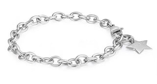 S'Agapõ Bracciale Con Ciondolo In Acciaio Happy Shac55