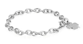 S'Agapõ Bracelet avec pendentif en acier Happy Shac56 