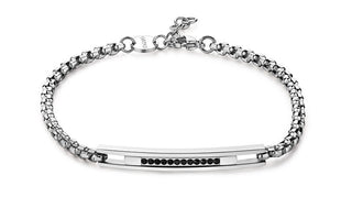 S'Agapõ Bracelet en acier pour homme Rolo Current Spd17 