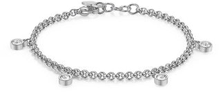 S'Agapõ Bracciale In Acciaio Con Cristalli Luce Sce11
