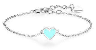 S'agapõ Steel Bracciale with heart Click SCK12