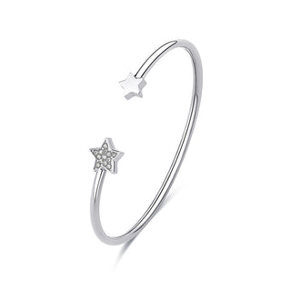 S'Agapõ Bracciale Aperto Star Click Sck243