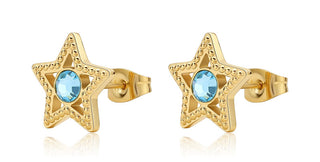 S'Agapõ Orecchini Placcati Oro Lucky Light Skt50 Stelle
