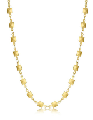 S'Agapõ Collana Da Donna Placcata In Oro Chunky Shk28