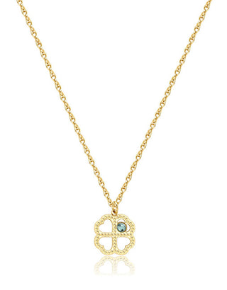 S'Agapõ Collana Placcata Oro Lucky Light Quadrifoglio Skt40