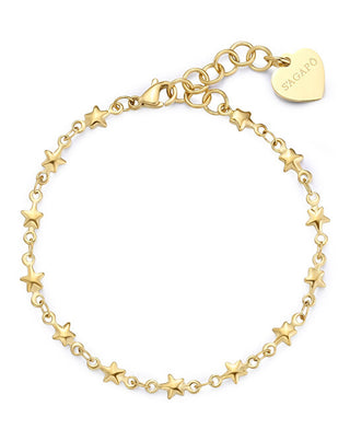 S'agapõ Chunky SHK100 Gold Plated Star Bracciale