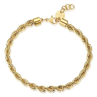 S'agapõ Gold-plated steel Bracciale Valis Ripple SRP93