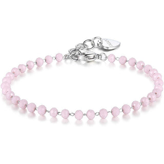 S'Agapõ Braccialetto Di Perline Rosa Per Pendenti Happy Shac64