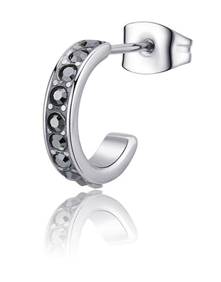 S'agapõ Single hoop Orecchino con crystals Snap SNP36