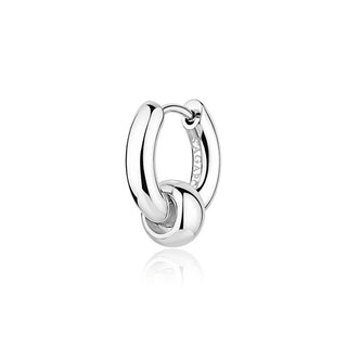 S'Agapõ Elegante Orecchino A Cerchio Singolo 2 In 1 Rogue Srg32