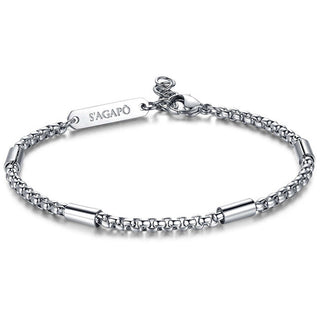 S'Agapõ Pulsera de Acero Ripple Srp13 