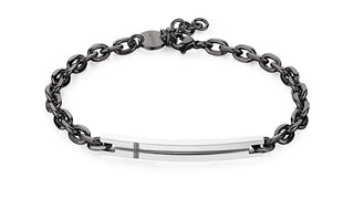 S'Agapõ Elegante Bracciale Da Uomo In Acciaio Current Spd21