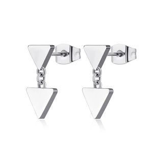 S'Agapõ Boucles d'oreilles pendantes triangulaires Elysium Sum23 